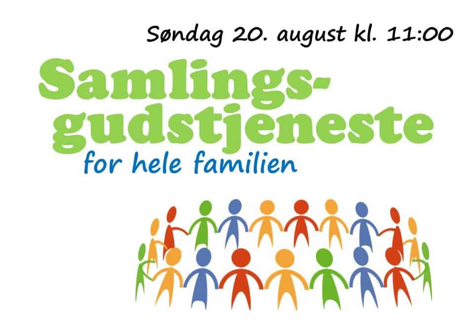 Velkommen til samlingsgudstjeneste!