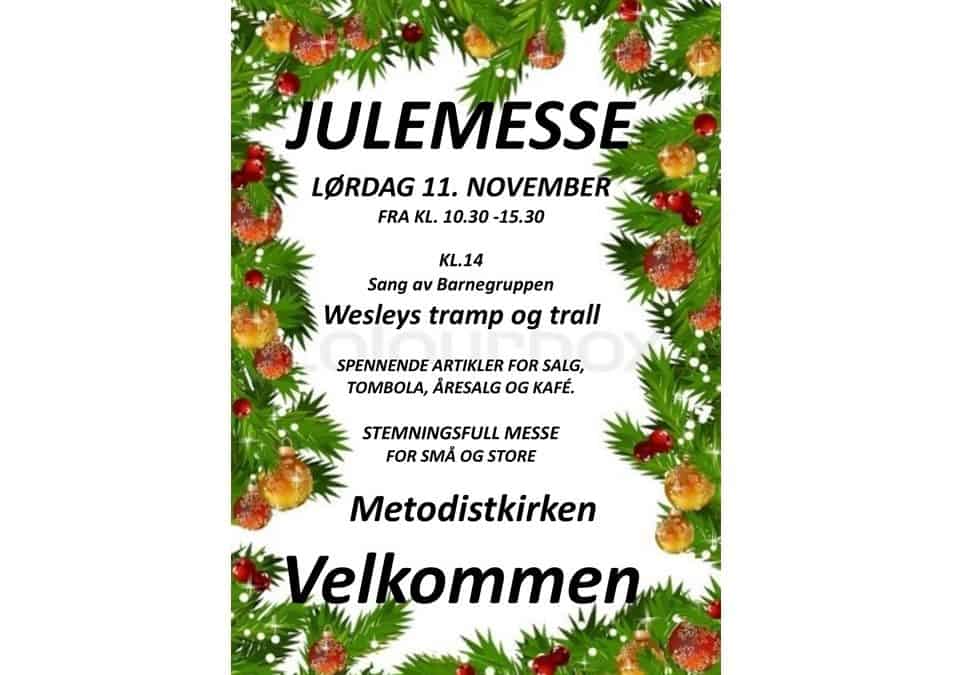 Velkommen til julemesse i Metodistkirken