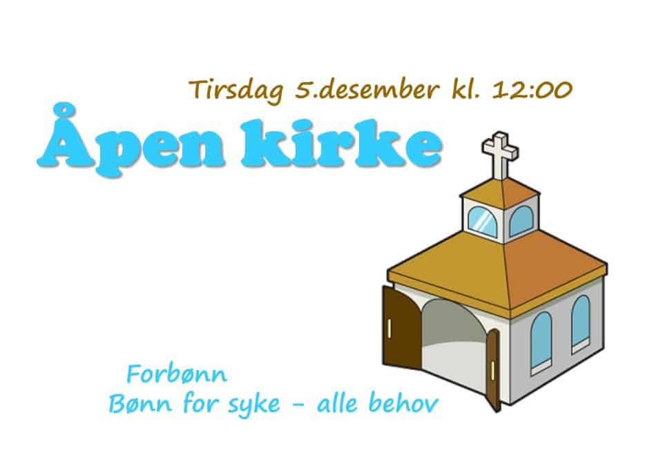 Velkommen til åpen kirke