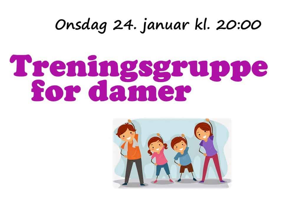 Velkommen på trening for damer