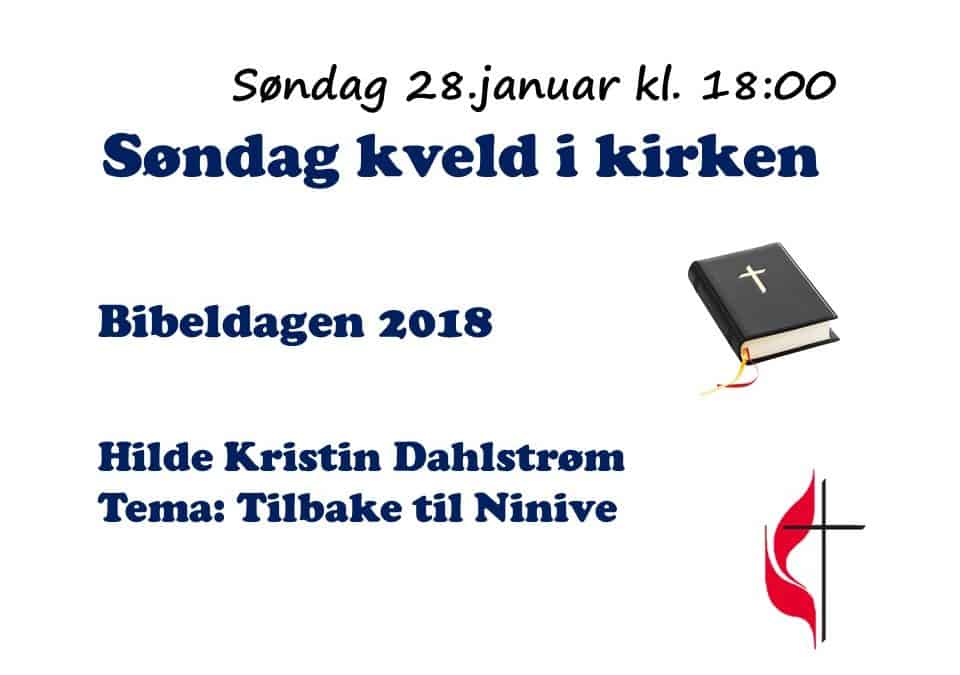 Velkommen til søndag kveld i kirken