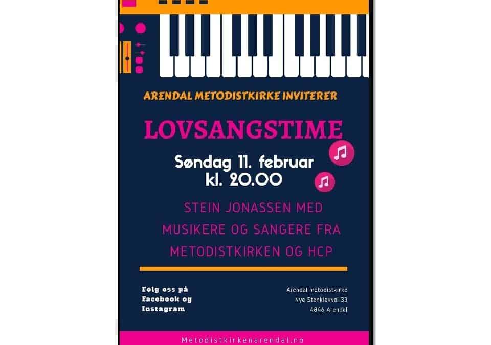 Velkommen til nysatsingen Lovsangstime