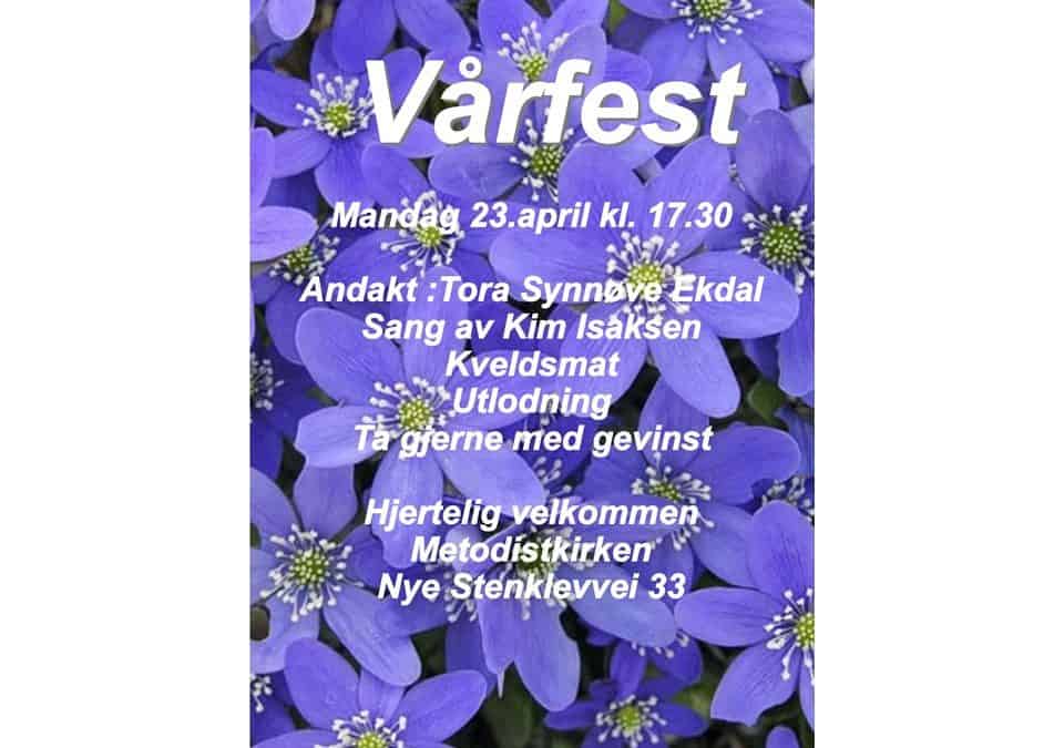 Velkommen til Vårfest