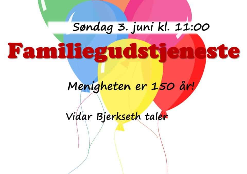 Menigheten fyller 150 år!