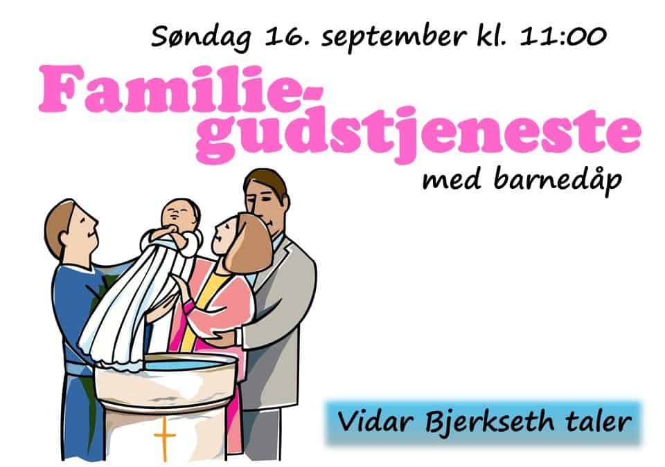 Velkommen til familiegudstjeneste!