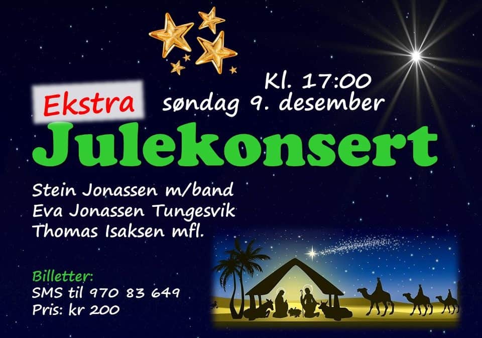 Ekstra julekonsert kl. 17:00