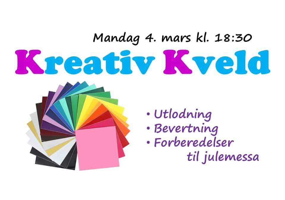 Velkommen til Kreativ Kveld!