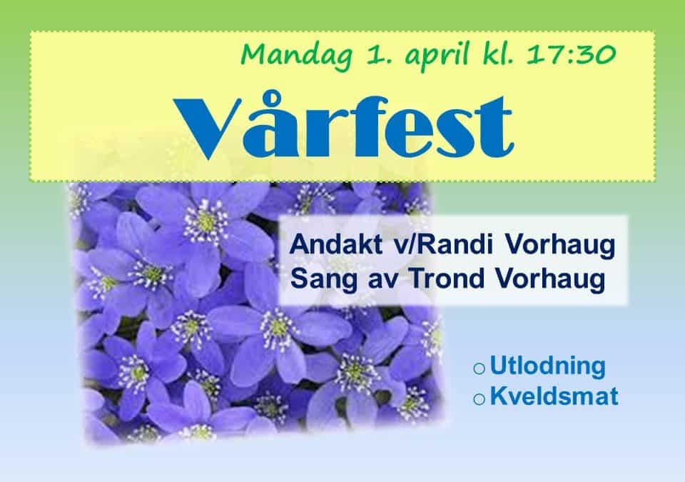 Velkommen til vårfest!