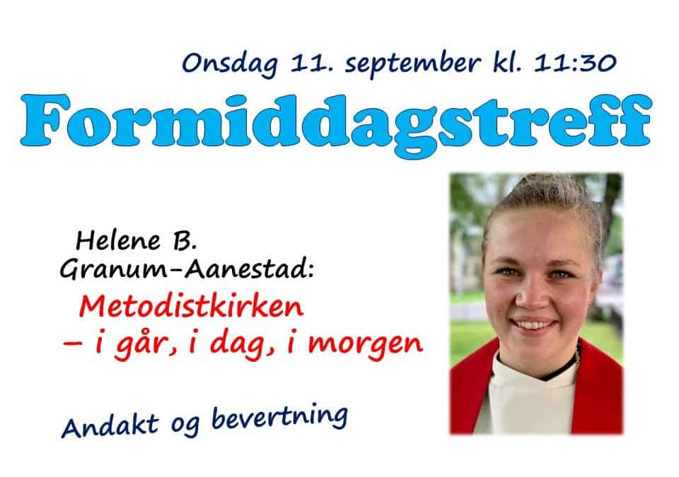 Velkommen til formiddagstreff!