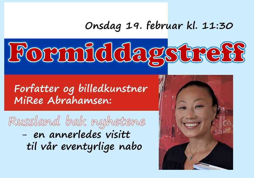 Velkommen til formiddagstreff!