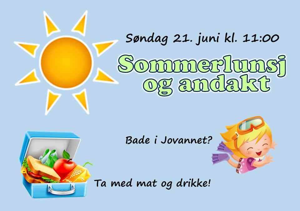 Sommerlunsj i kirken