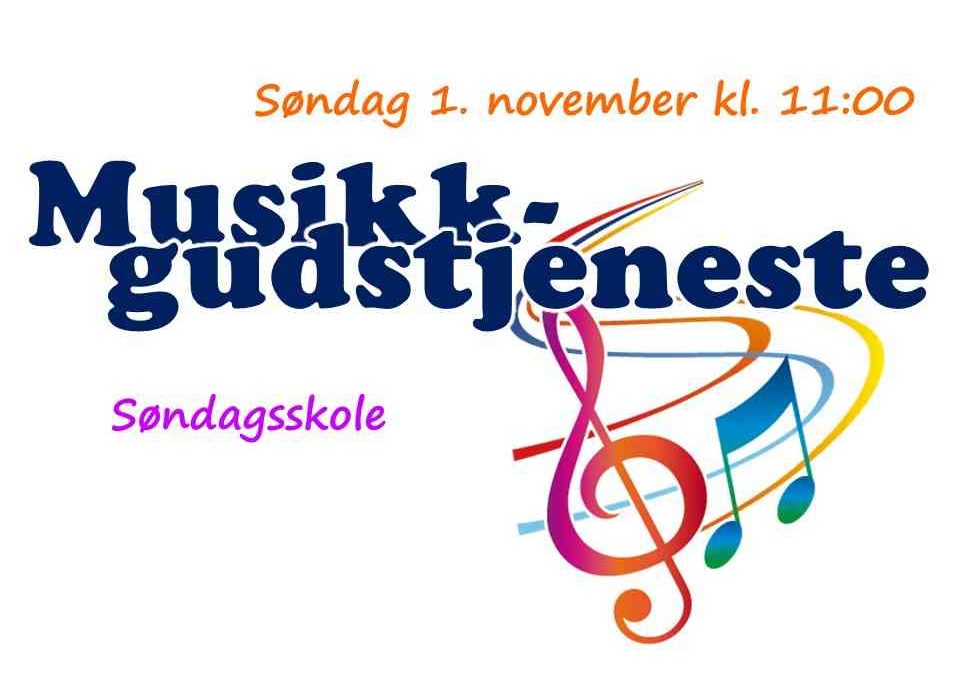 Velkommen til musikkgudstjeneste!