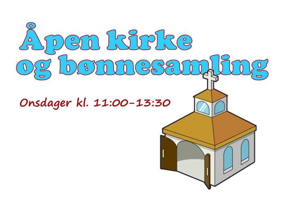 Åpen kirke hver onsdag